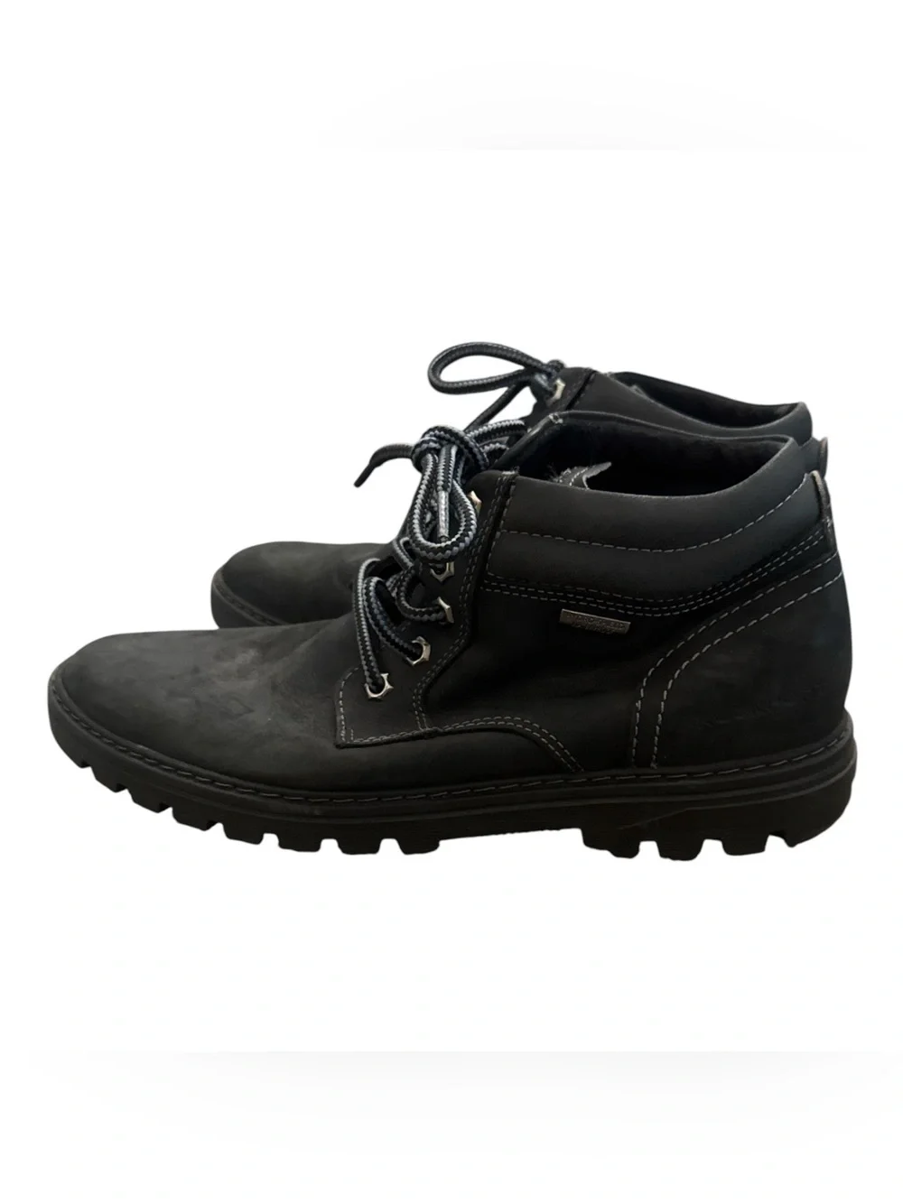 Rockport Trutech Hydro-Shield Waterproof Work Shoes Men’s Size 8.5 Charcoal Boot